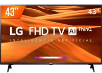 Smart TV LED 43 Full HD LG 43LM 631 pro 3 hdmi 2 USB Wi-Fi ThinQ Al Conversor Digital-image
